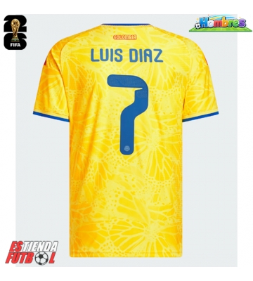 Colombia Luis Diaz #7 Primera Equipación Mundial 2026 Manga Corta